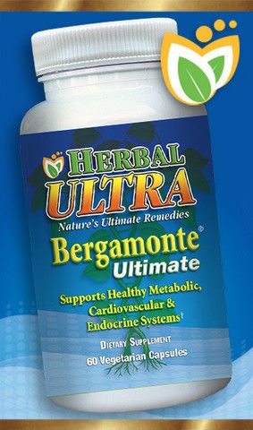 Bergamonte Ultimate  Citrus Bergamot (60 vcaps)* Herbal Ultra